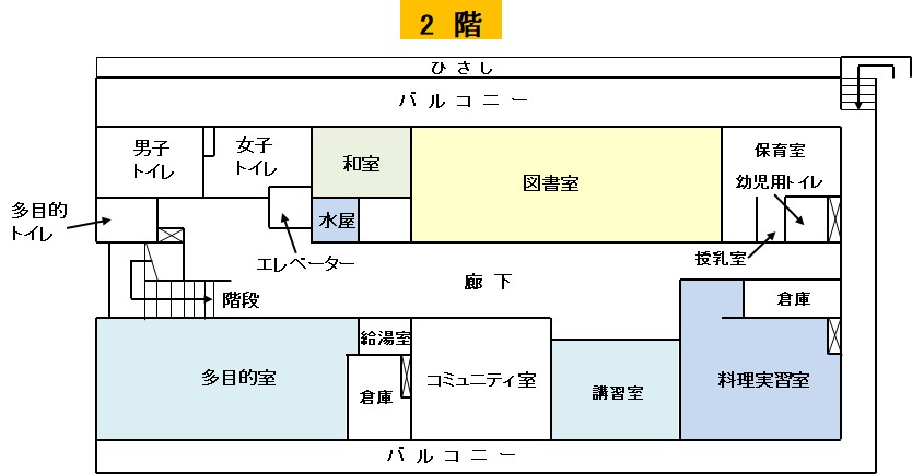 2階平面図